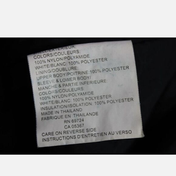 Columbia Black Mens XL Fleece Lined Coat. - Picture 7 of 7